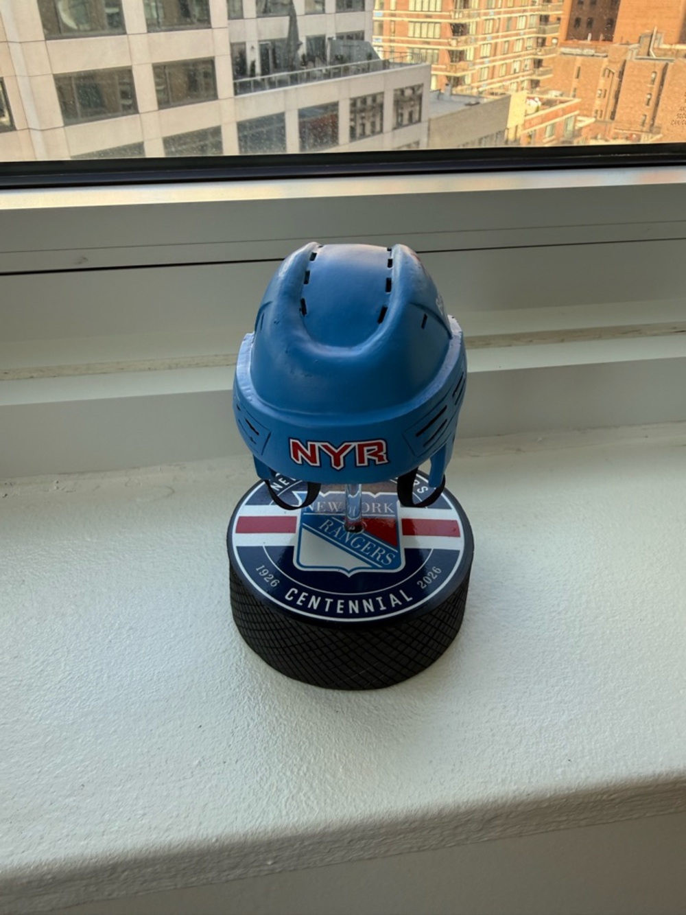 🏒 New York Rangers Fan Appreciation Night Mini Helmet Centennial Edition